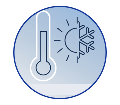 resistant to thermal shock resistant to thermal shock